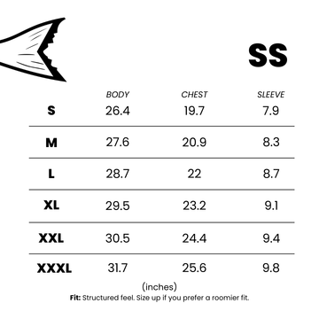SS Size Chart
